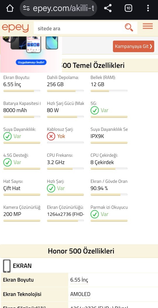 Honor dan devrim niteliğinde muhteşem gelişim 👏🏻 Honor 500 serisi 8000 mah batarya ile gelecek ne düşünüyorsunuz?