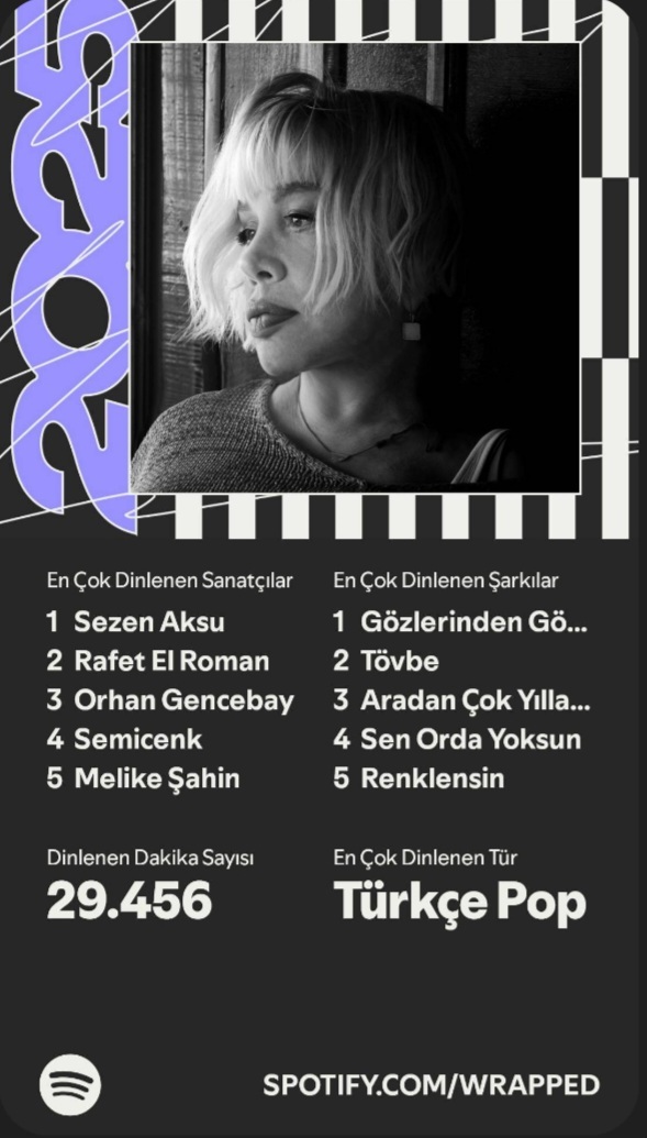 Kimsenin umurunda olmayan yıllık müzik özetlerinizi paylaştınız mı?