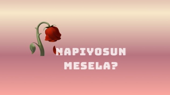 N'apıyo'sun mesela, ha, Mesela, kiminlesin ki şu an?