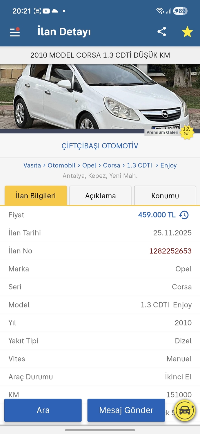 Bu araba piyasasına göre normal mi ucuz mu?
