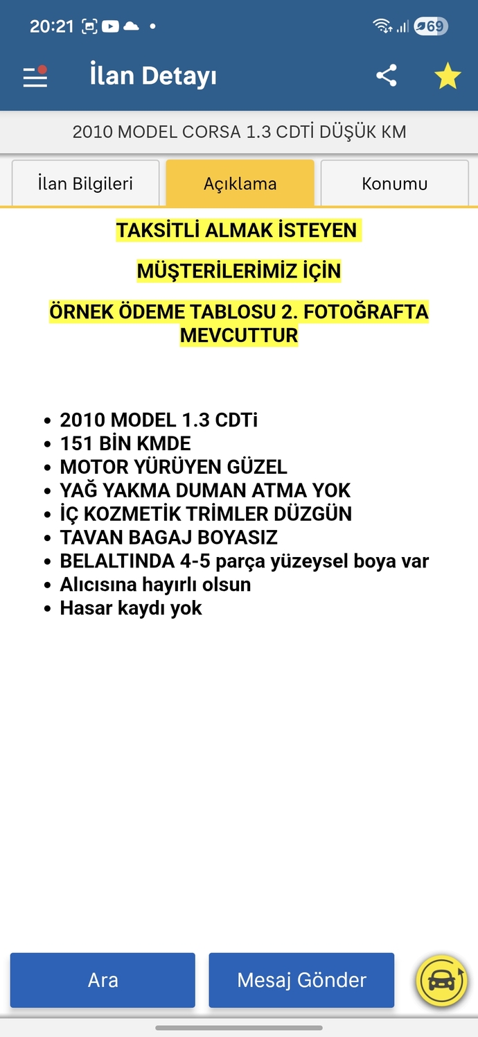 Bu araba piyasasına göre normal mi ucuz mu?