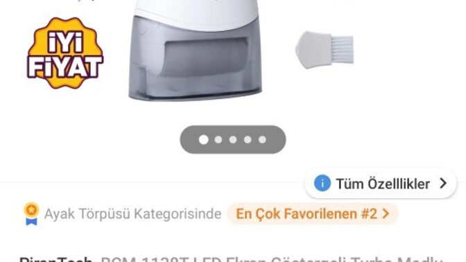 Şarjlı ayak törpüsü kullanıyor musunuz?