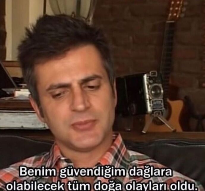 onun için tek dayanak bu.