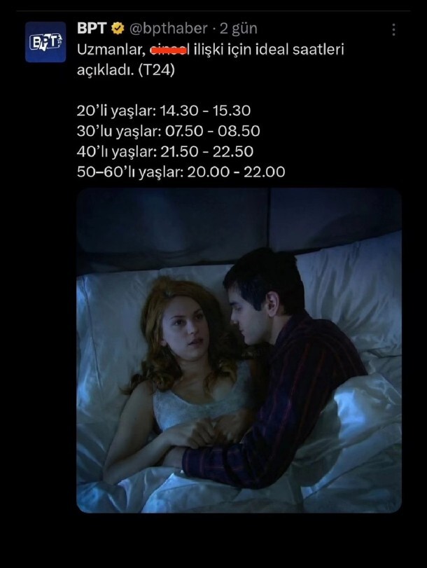 Sizin için cinsellik yaşanacak ideal saat ne zaman?