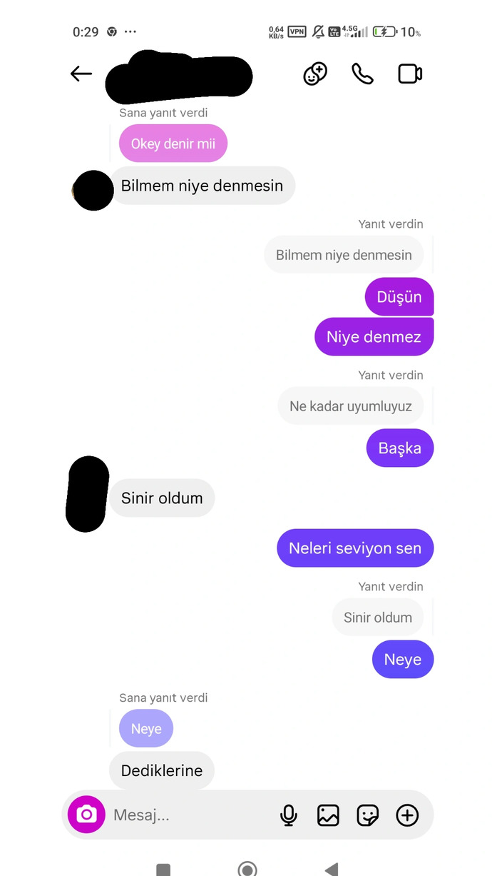 Daha bugün tanıştığım kızın böyle konuşması normal mi?