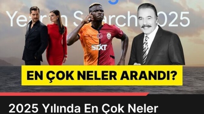2025'in Google'de "en çok arananları" belli oldu. Peki en çok siz ne arattınız?