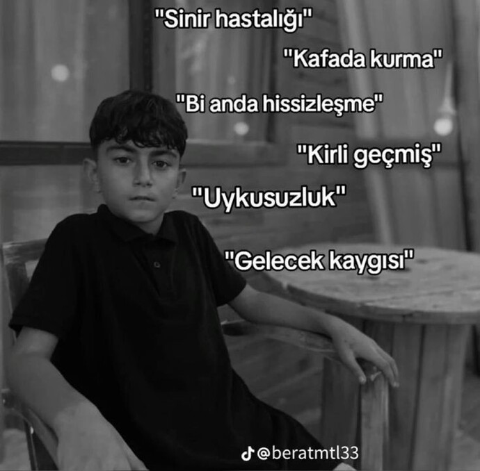 Derdin yaşı olmaz mı? Şimdiki çocuklar niye dertlidir sizce?