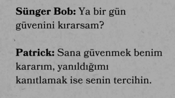 Size güvenen insanları yanıltır mısınız?