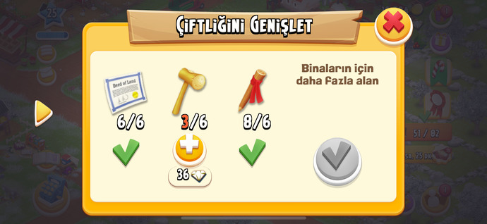 Bana haydayde sadece 1 altına malzeme vererek bir sevgili var mıdır?