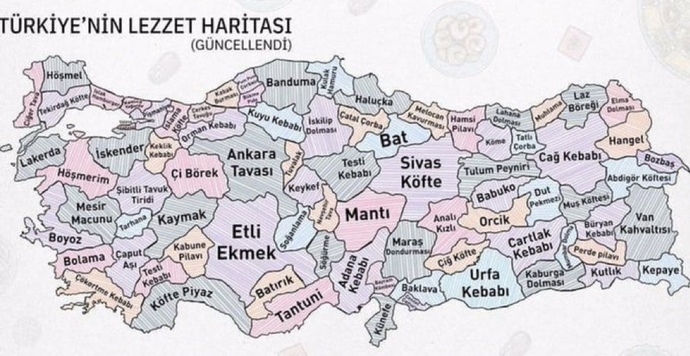 Senin memleketinin meşhur yemeği ne?