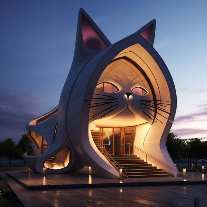 Kedi tasarımlı bu evi nasıl buldunuz?