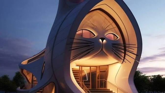 Kedi tasarımlı bu evi nasıl buldunuz?