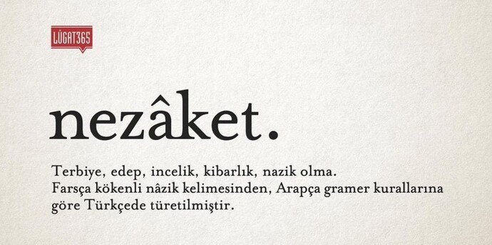 Nezakete önem verir misiniz?