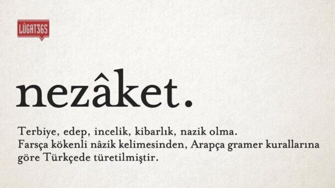 Nezakete önem verir misiniz?