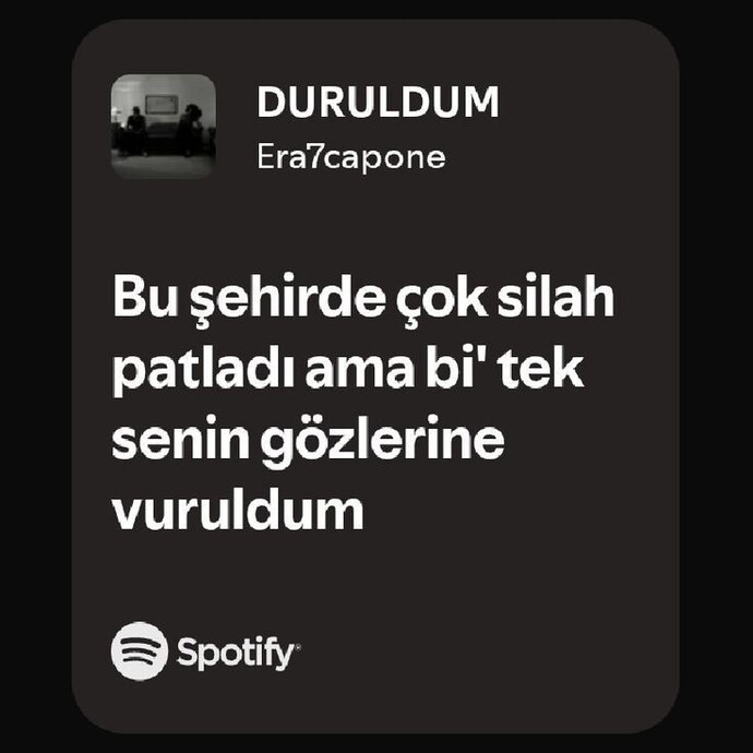 Bir şarkı mısın sen?