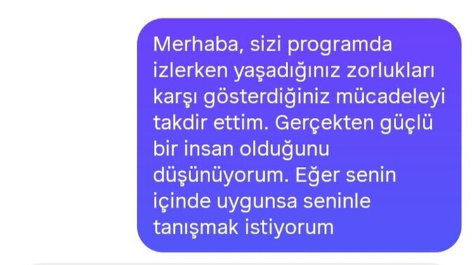 Mesajımı görmesi için ne yapmalıyım?