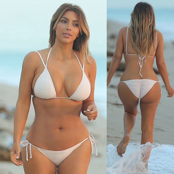 Kim Kardashianın vücudu güzel mi?