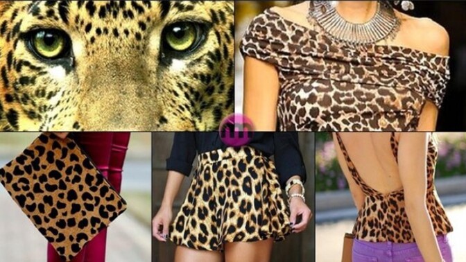 Leopar desenli kıyafetler çok çirkin değil mi?