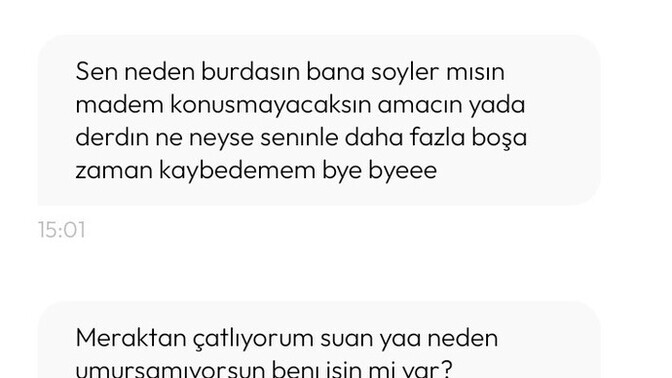 Mesaja anında yazmak şart mı?