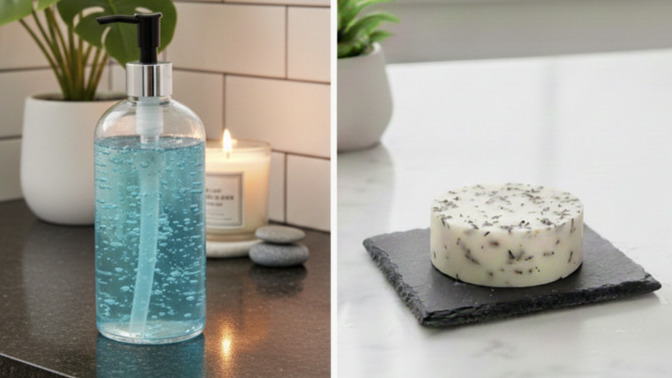 Sıvı sabun mu kalıp sabun mu?