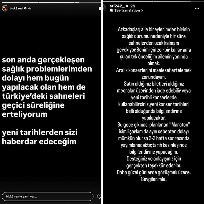 Rapçiler Ati242, Blok3 ve Çakal müziğe ara verdiklerini duyurdu! Bu durum rap müziğin kalitesini olumlu olumsuz nasıl etkiler?