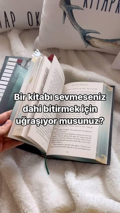 Sevmediğin kitaba devam eder misin?