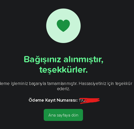 Zekat ve ya bağış yapıyor musunuz?