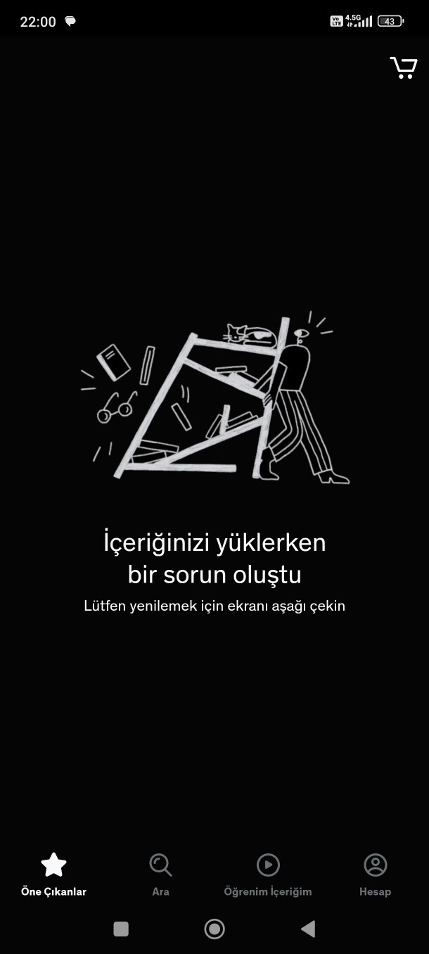 Udemyden video izliyordum çıktım sonra gireyim dedim bu şekilde çıkıyor karşıma video oynatamıyor sebebi ne acaba?