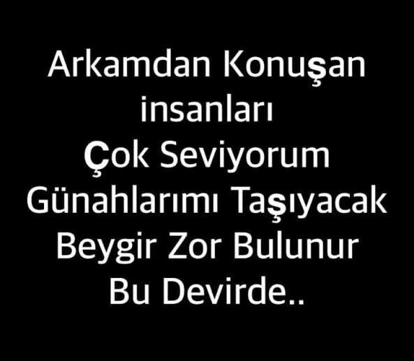 Arkandan konuşan birini nasıl anlarsın?