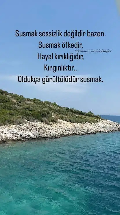 Susmayı bilir misiniz?