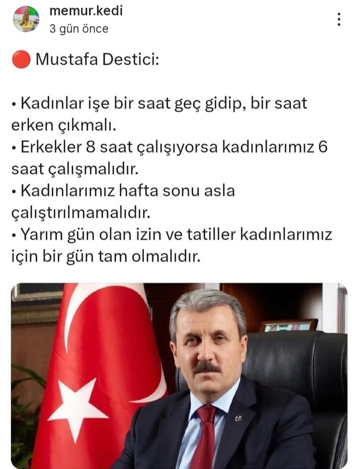 Kadınların çalışma koşullarının düzenlenmesi hakkındaki fikirleriniz nedir?