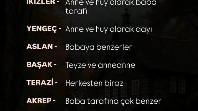 Ailende en çok kime benzersin?