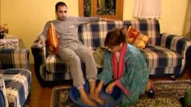 Kocanızın ayaklarını yıkarmısınız?