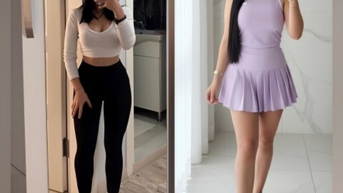 Kadınlara daha çok tayt mı yakışır, mini etek mi?