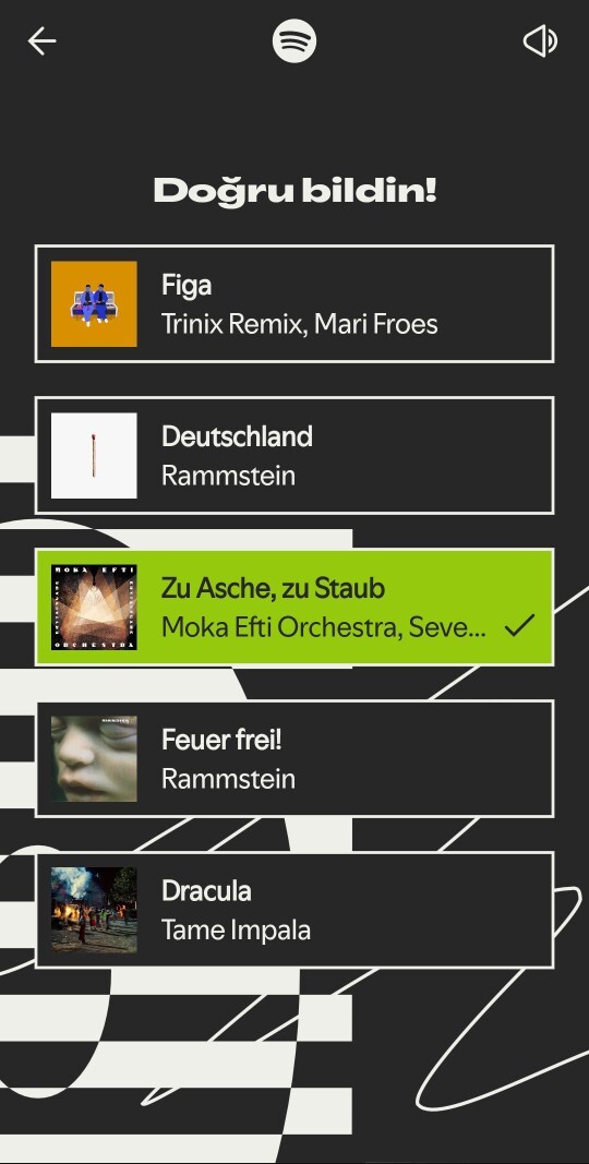 2025 yılında en çok hangi şarkıyı, şarkıcıyı, türü veya grubu dinledin?