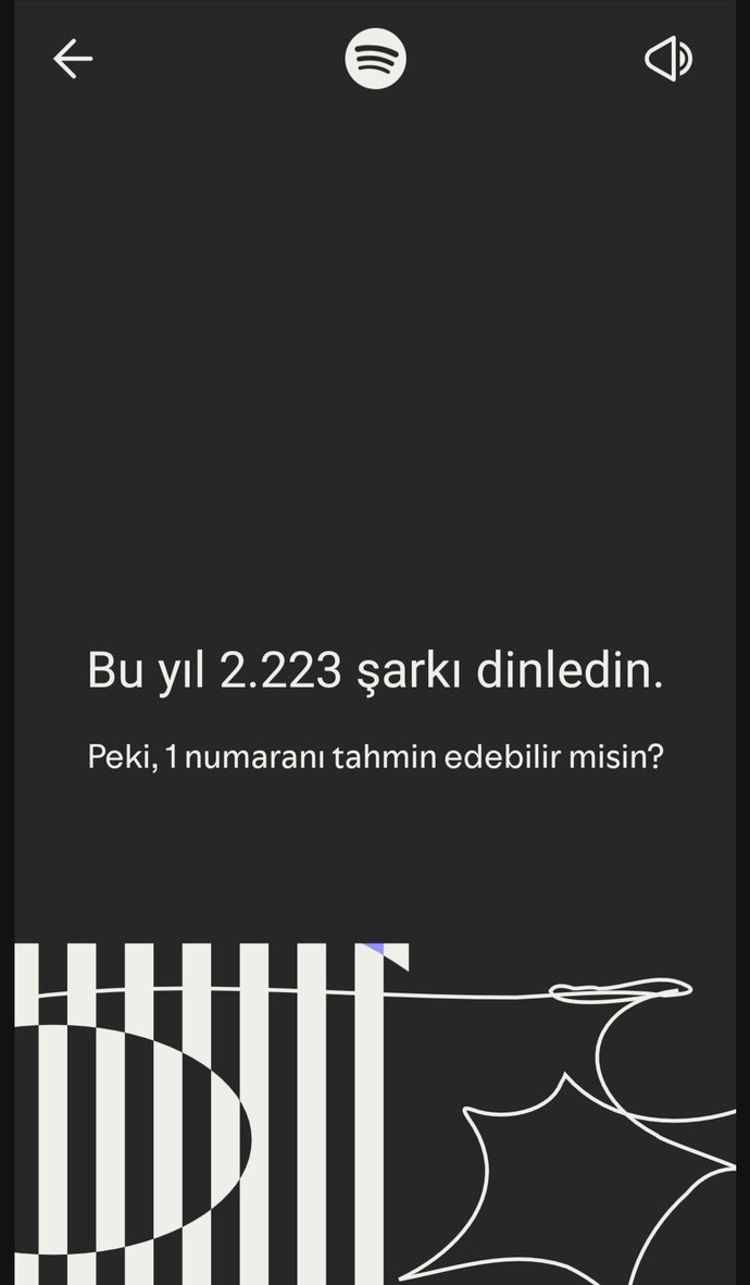 2025 yılında en çok hangi şarkıyı, şarkıcıyı, türü veya grubu dinledin?