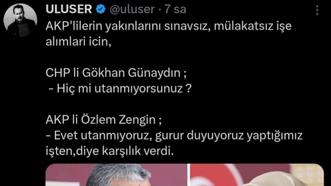 Akp'ye oy verenleri yargılamıyorum demokratik hakları. Ancak bu durumları gördüklerinde ne düşünüyorlar merak ediyorum?