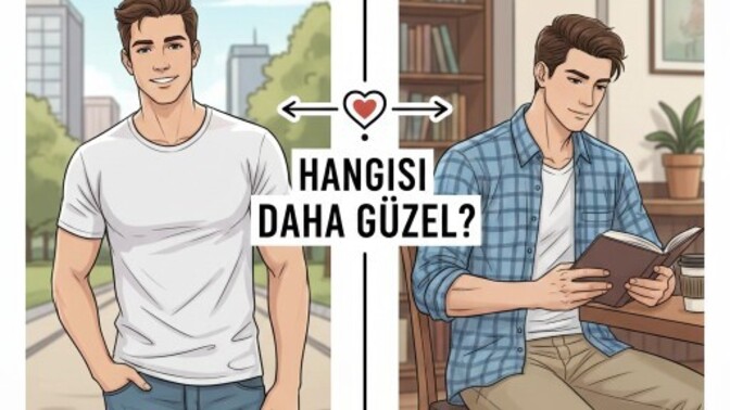 Erkeklere daha çok tişörtü mü yakıştırırsın, gömleği mi?