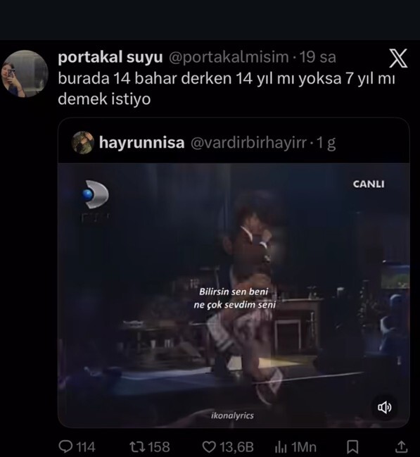 14 bahar 14 yıl mı yoksa 7 yıl mı?