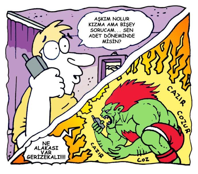 Reglken öfkeden aslan kesilen bir kız çekilir mi?