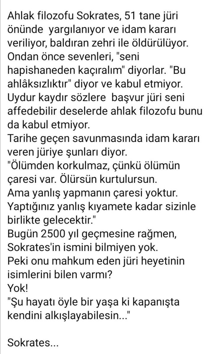 Canınız pahasına bile olsa doğruyu savunmaya devam eder misiniz?