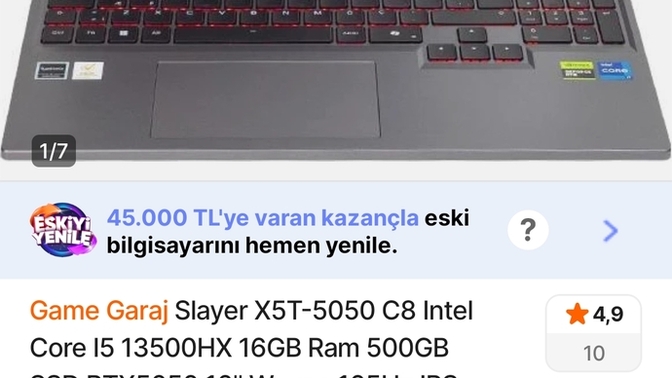 Bu laptop alınır mı?