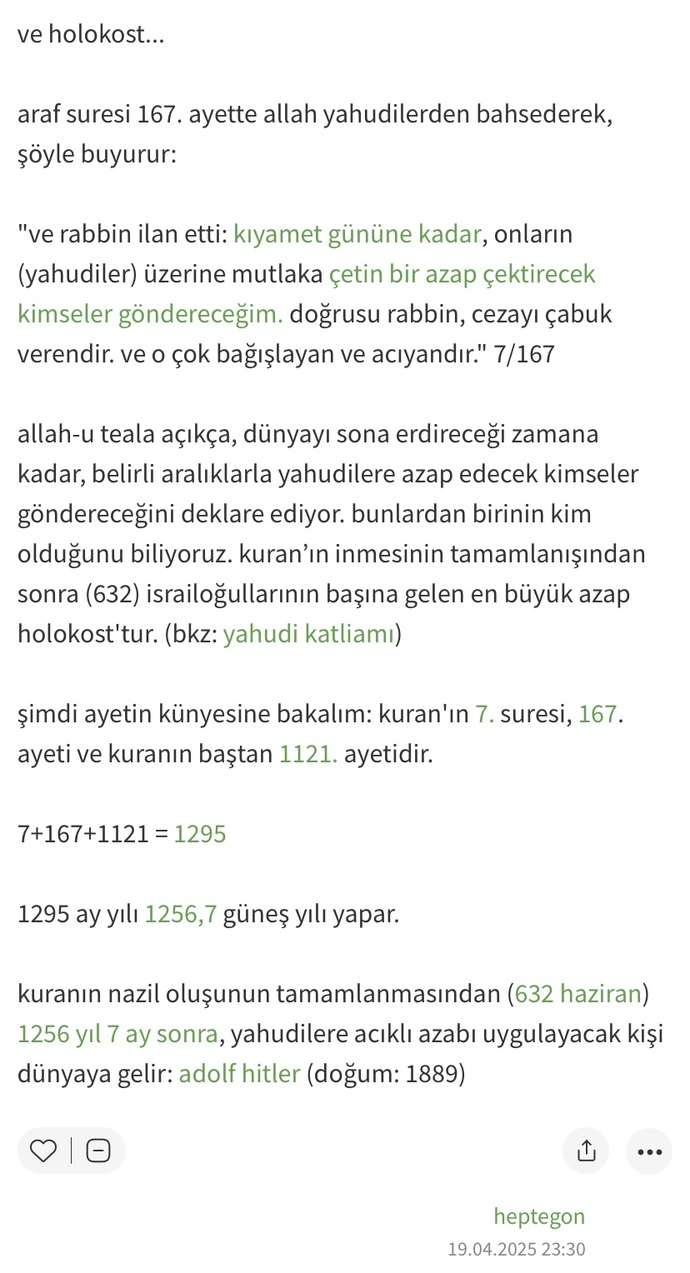 Kuran gelecekle ilgili bir sürü mucizeyi gösterip evrimden bahsetmediyse evrim yoktur haksız mıyım?