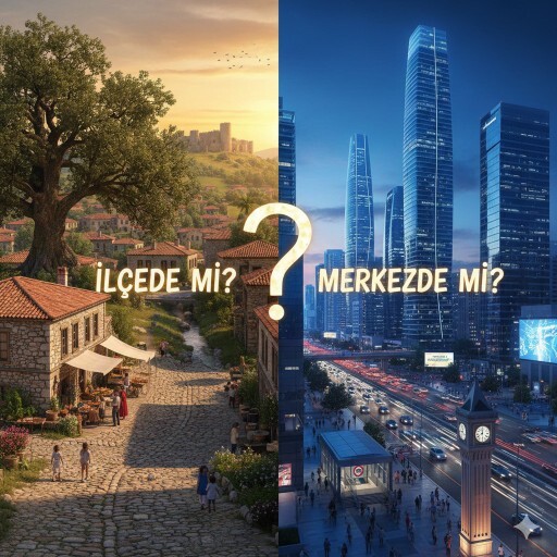 Şehrinin ilçesinde mi yaşıyorsun, merkezinde mi?