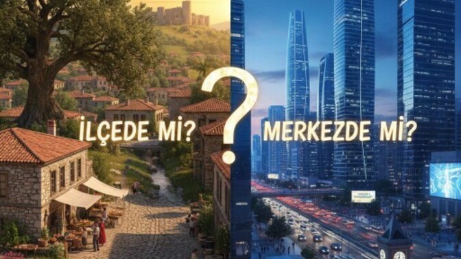 Şehrinin ilçesinde mi yaşıyorsun, merkezinde mi?