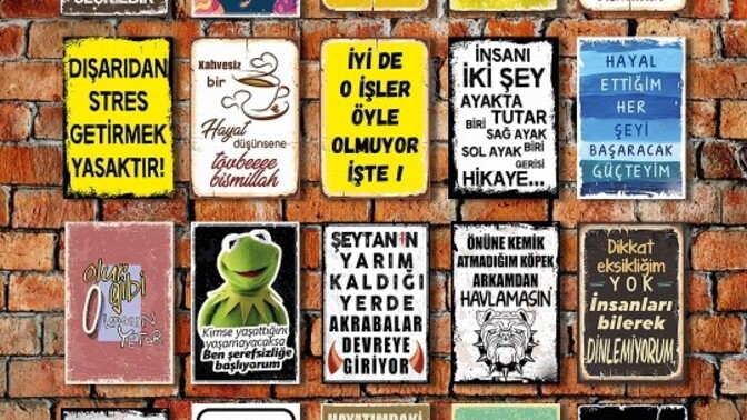 Evinizin duvarlarında retro tablolar var mı?