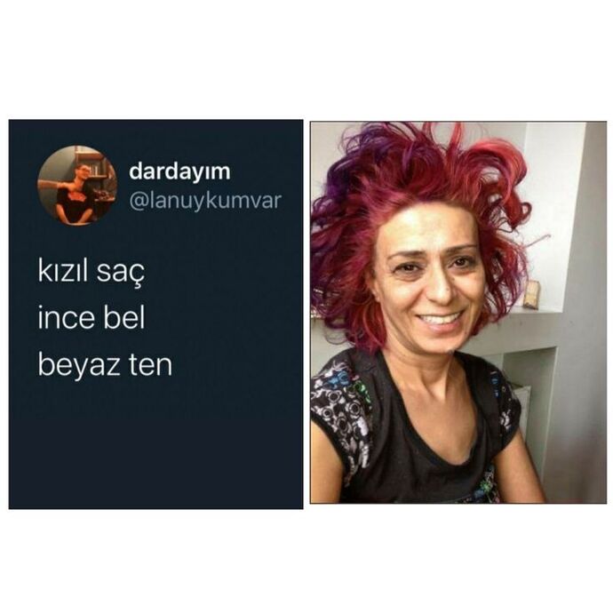 Kızıl saç beyaz ten herkese yakışır mı?