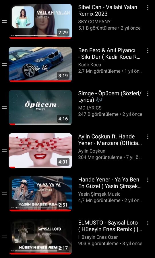 Bir insanın neden böyle bir playlisti olur?