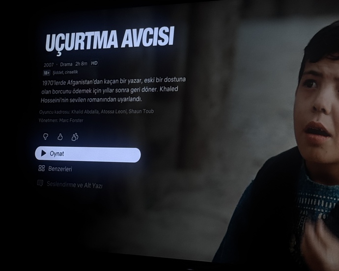 Evet, bu akşam ne izliyorsunuz?