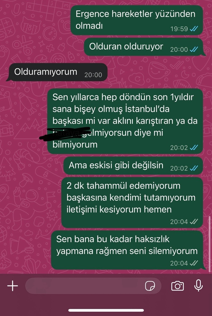 Sizce eski sevgilime çok mı ısrar etmişim 😢?